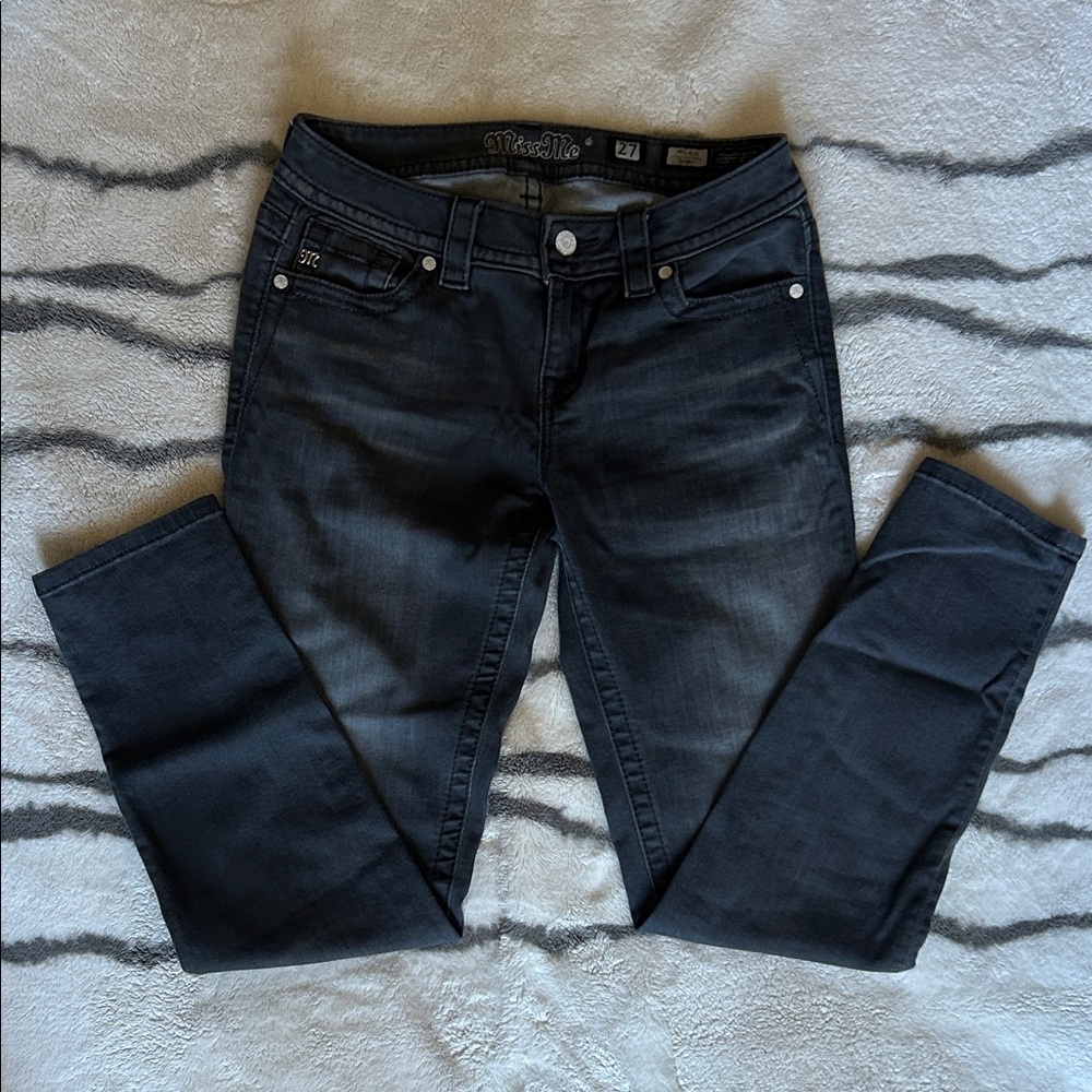 Miss Me Women's Dark Gray Jeans Sz 27